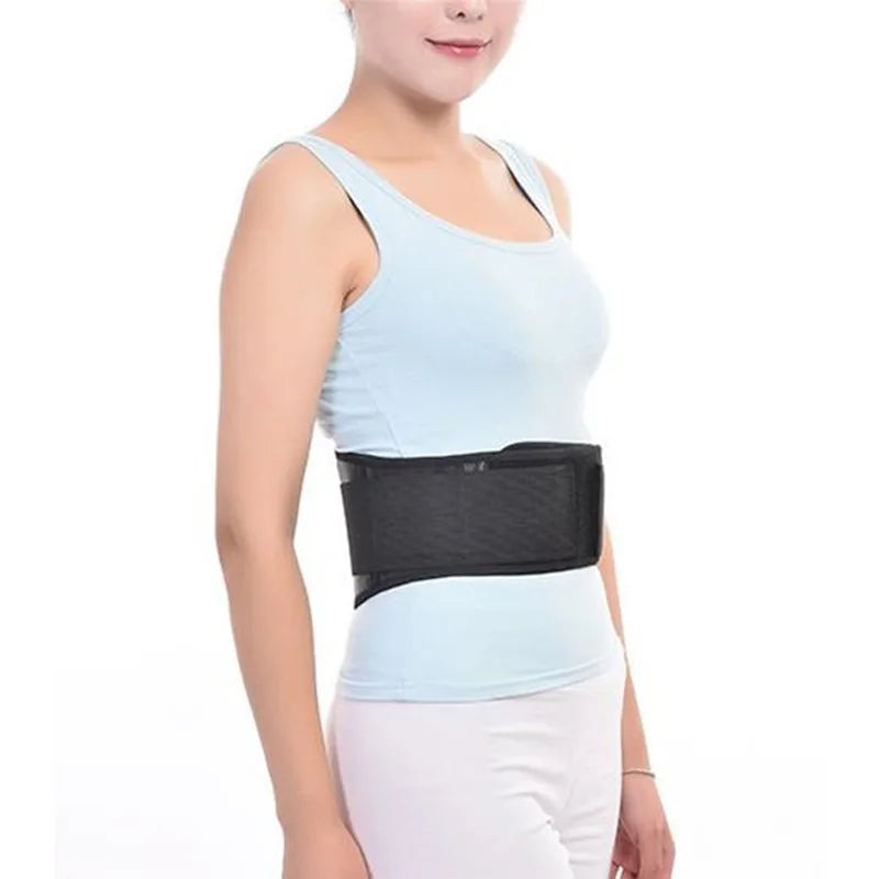 

Adjustable lumbar support belt