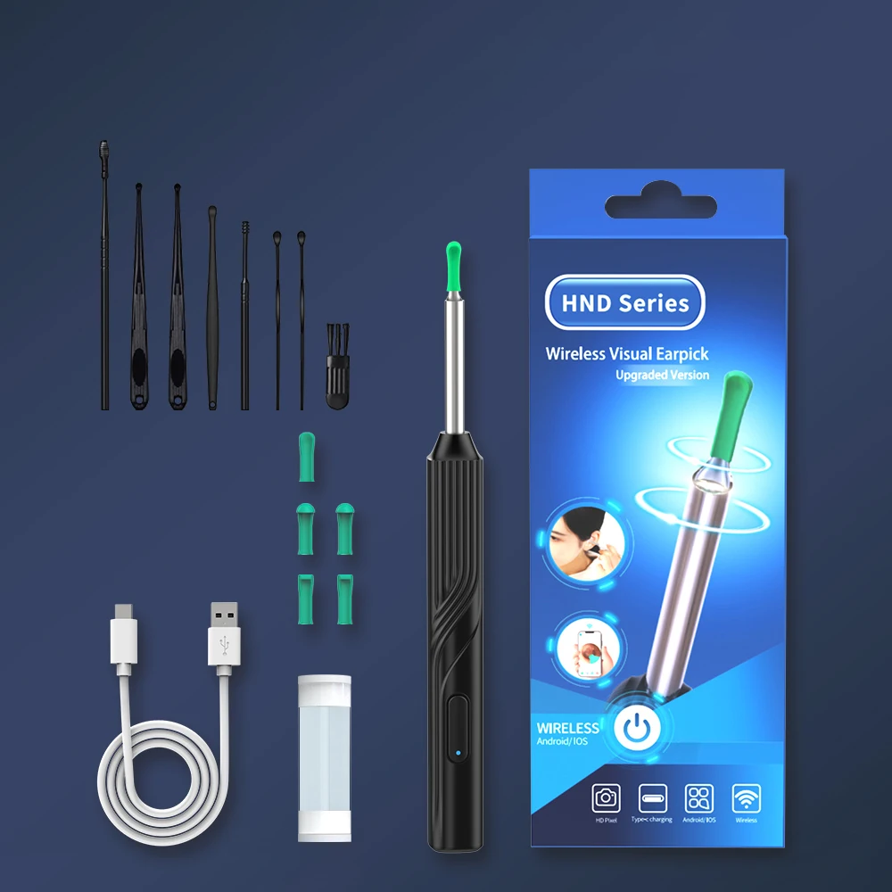 Earwax remover with camera