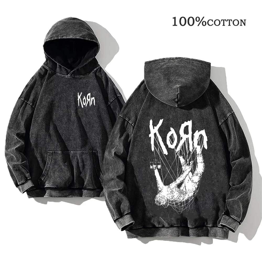 Korn Y2K streetwear hoodie
