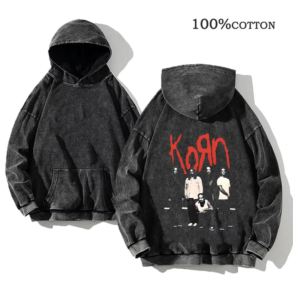 Korn hoodie for alternative fashion