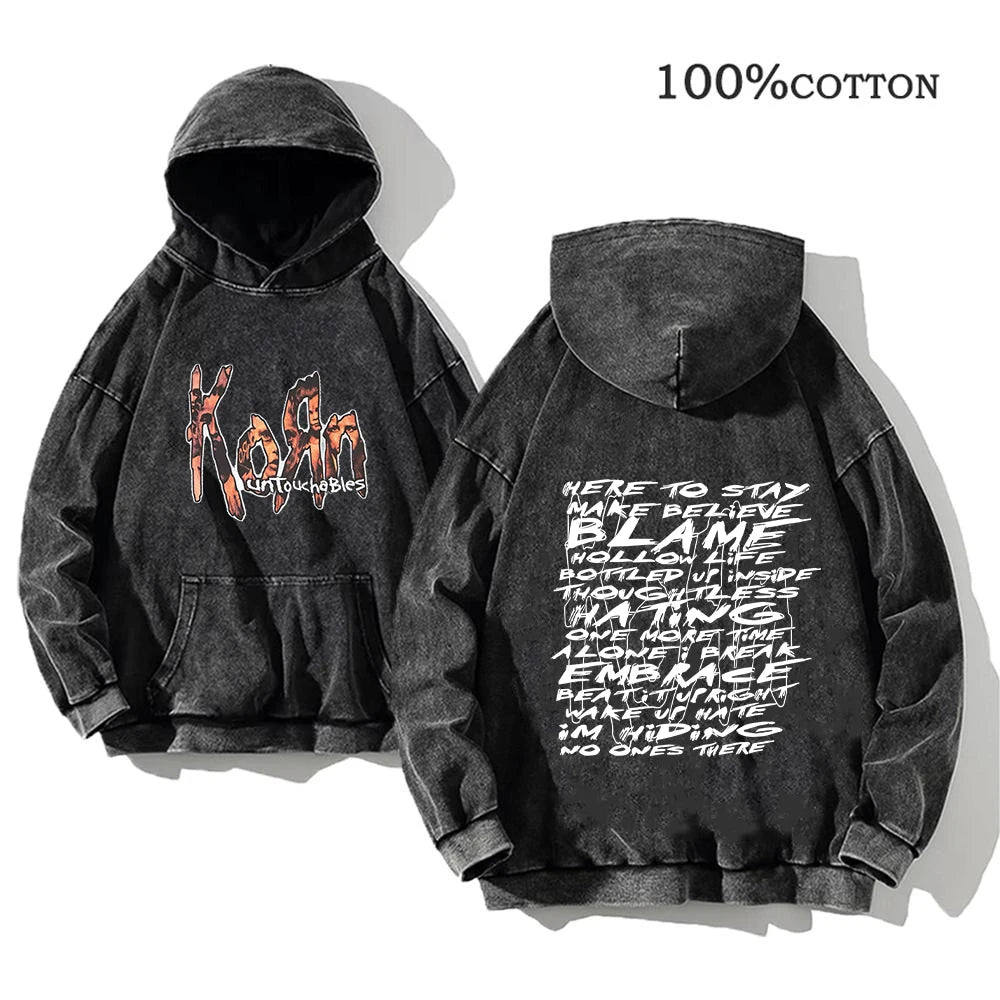 Korn hoodie for hip-hop aesthetic