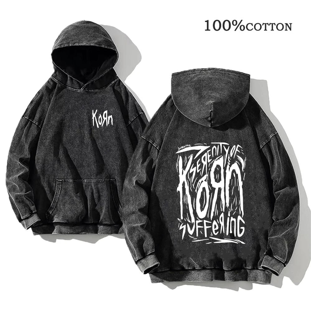 Korn hoodie oversized fit