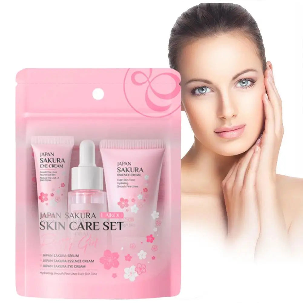 Sakura skin care sets for hydration