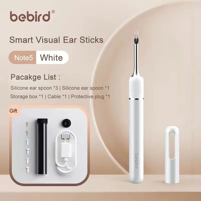 Smart otoscope ear cleaner