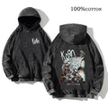 Y2K aesthetic Korn hoodie