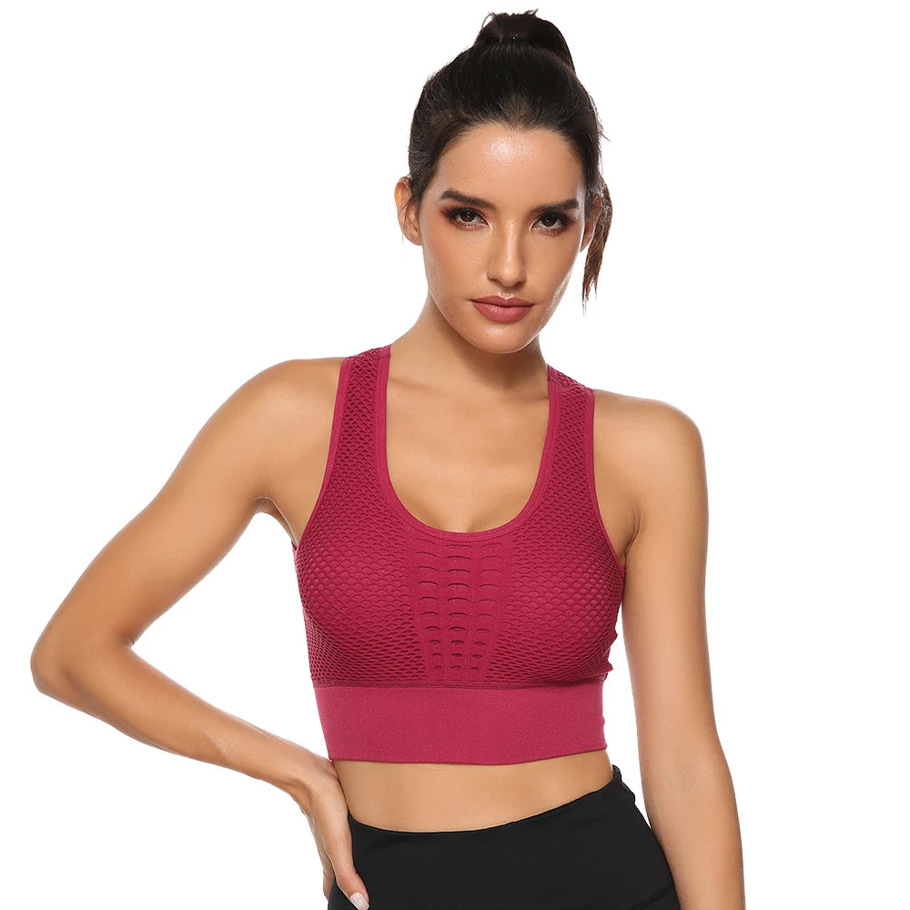 breathable backless workout tank top