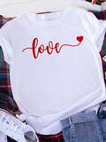 cool and stylish retro love t-shirt