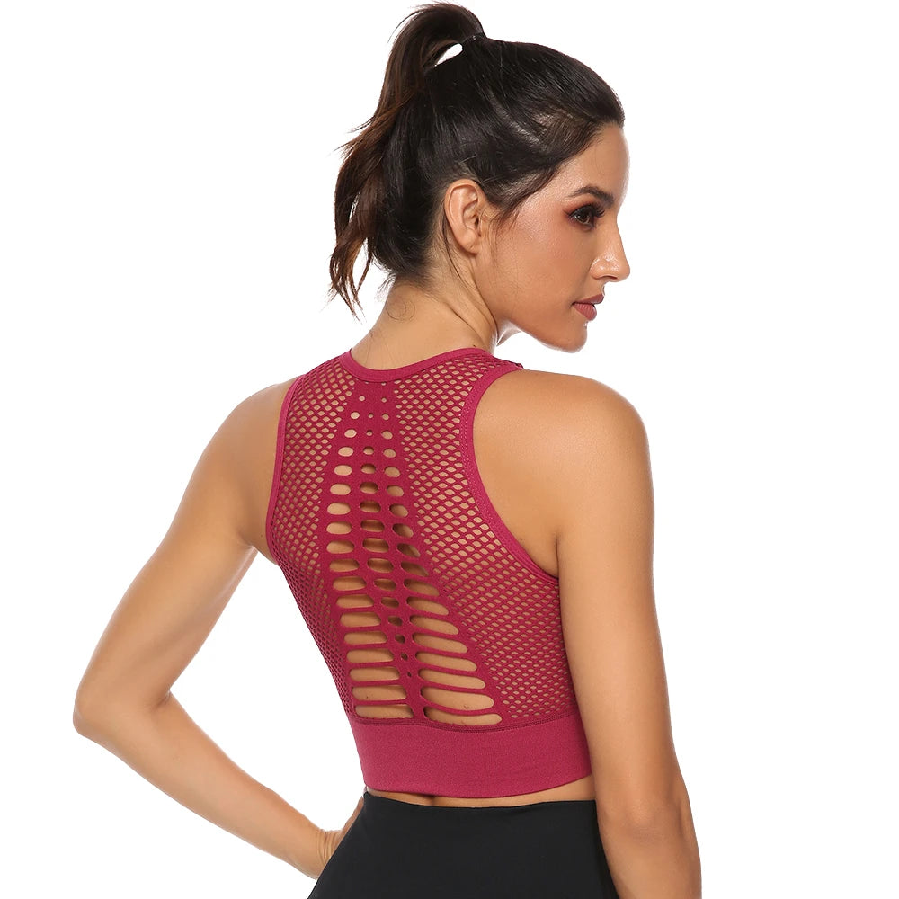 durable backless yoga top