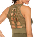 modern design backless workout tank
