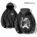 oversized Korn hoodie men