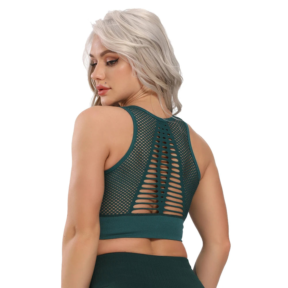 backless yoga tank top