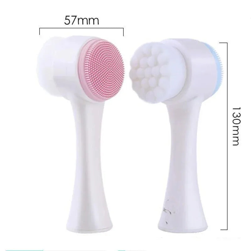 silicone facial brush