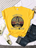 spring casual Namaste crop top t-shirt