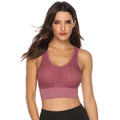 sweat-resistant backless yoga top