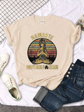 trendy Namaste crop t-shirt