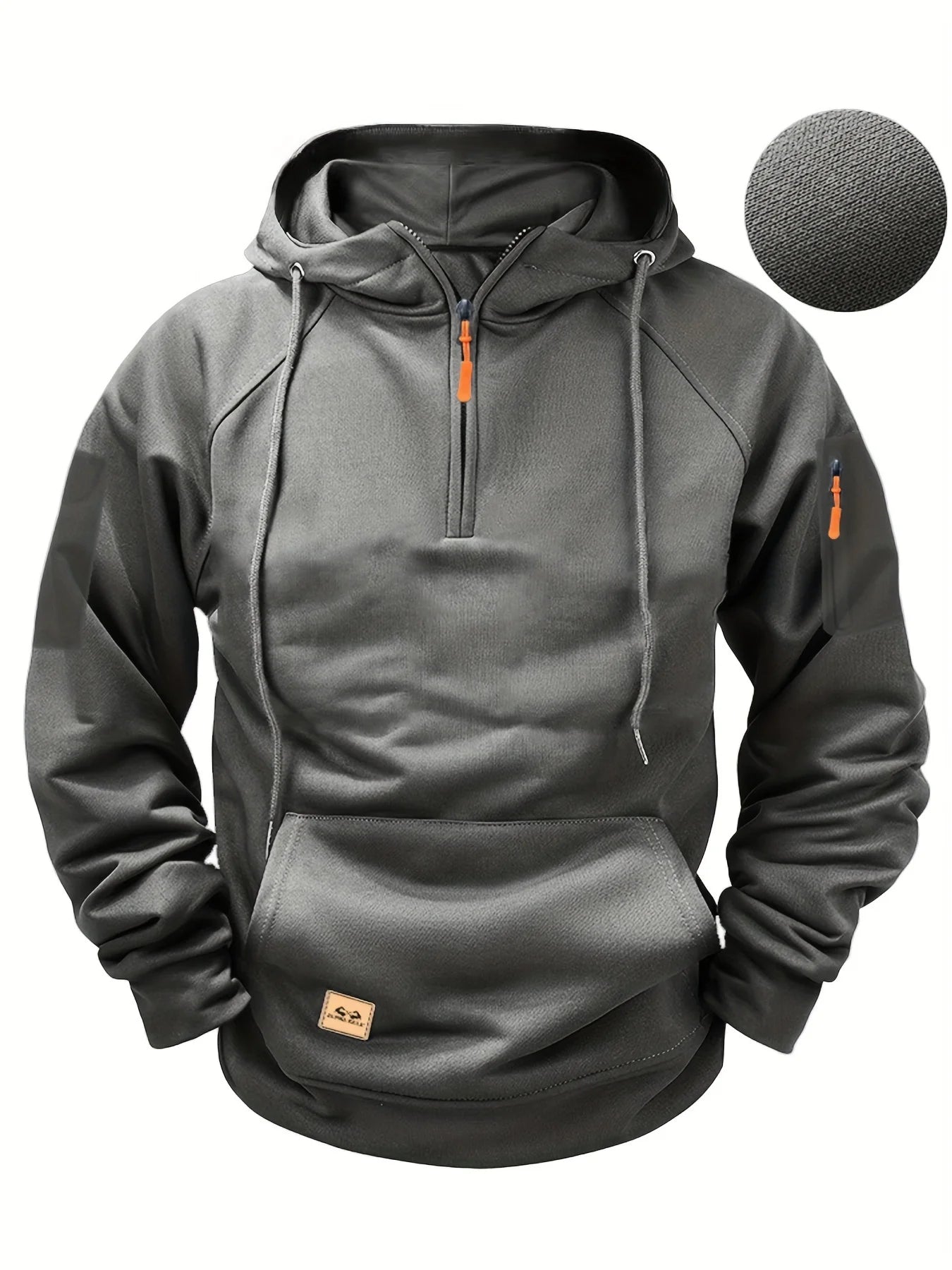 unisex baggy fleece hoodie