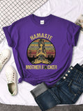 women’s Namaste crop top